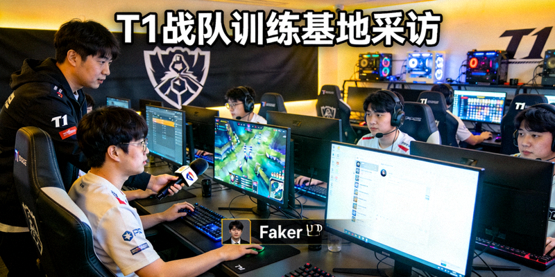 电竞战队与选手动态 - T1战队训练基地采访